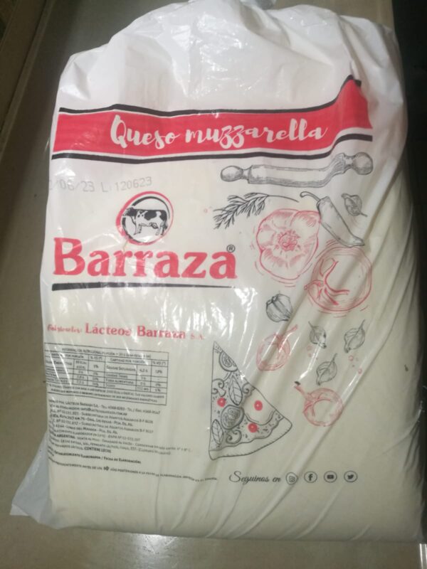 Muzarela plancha x 20 kg Barraza